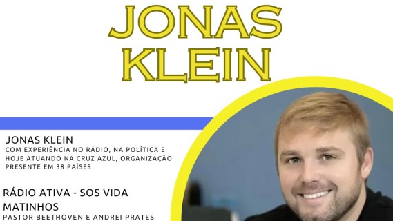 Entrevista hoje com Jonas Klein